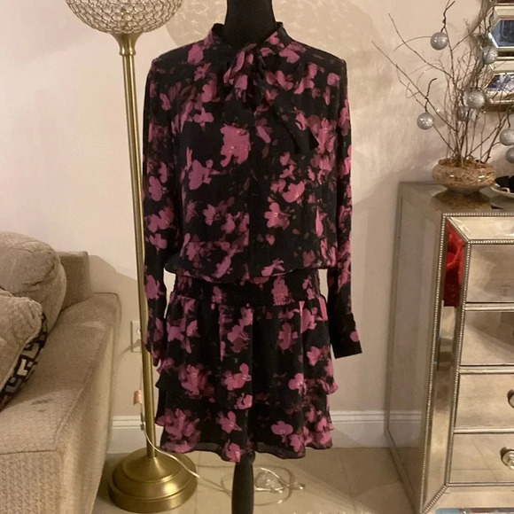 Parker silk dress size large new - Picture 1 of 5